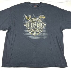 HARLEY Davidson Marine Core Mens T-shirt Size 3XL San Jose Lane Splitter